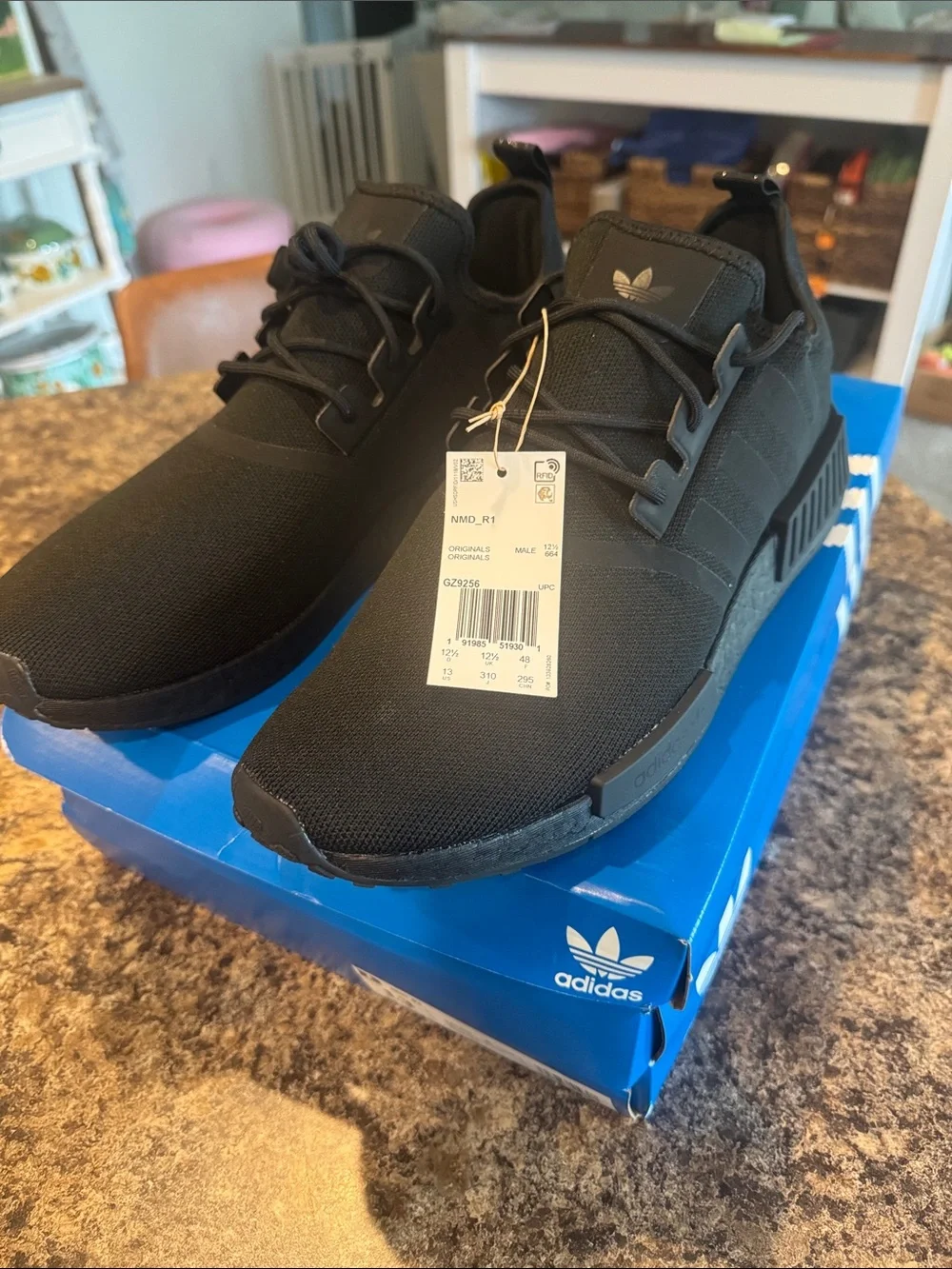adidas Men’s NMD_R1 Sneakers - Black
